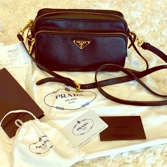 Prada Handbags - ✨Like NEW Prada Camera Crossbody Handbag✨